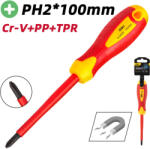 Deli Szigetelt Philips csavarhúzó PH2x100mm DL516100