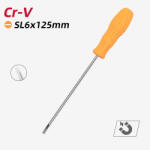 Deli Lapos csavarhúzó 6x125mm DL6261251