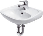 Cersanit Market 40 kerámia mosdó túlfolyóval és csaplyukkal, fehér K18-006 (K18-006)