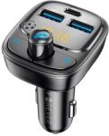 Forever TR-370 FM Transmitter, 30W, 2 x USB-A 1 x USB-C PD (autós mp3 lejátszó Bluetooth), fekete