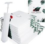 Sternhoff 10 db-os mintás nagyméretű vákuumos tárolózsák szett, pumpával, 4 féle méret (40x60 cm-től 80x100 cm-ig), ST (SDH625)