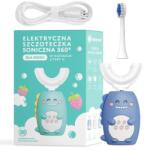 Simed Periuță de dinți sonică 360 pentru copii U-shape 2 în 1 - Albastru Periuta de dinti electrica