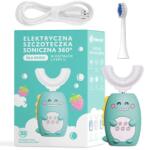 Simed Periuță de dinți sonică 360 pentru copii U-shape 2 în 1 - Verde Periuta de dinti electrica