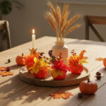  Őszi dekoráció - tök - 4 féle - 8 x 10 cm 59027 (59027)