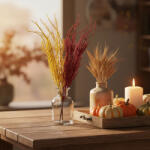  Őszi dekoráció - 2 féle - 40 x 10 cm 59025 (59025)