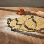  Sütikiszúró szett - levél és tök - fém - 8 cm - 2 db / szett 59037 (59037)