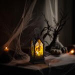  Halloween-i világító dekoráció - boszorkány - sárga LED - 17, 5 x 6, 3 x 6, 3 cm - 3 x LR44 56600A (56600A)