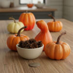  Őszi dekoráció - tök - 6 féle - műanyag 59013 (59013)