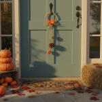  Őszi dekoráció - ajtódísz - 2 féle - 30, 5 cm 59018 (59018)