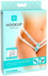 GoodLove HOOKUP Panties with Diamond Plug - tanga din dantelă cu dop anal „diamant (alb-turcoaz)XL-XXL Vibrator