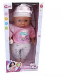  Hangot adó játékbaba lámakornis ruhában - 35 cm (247015)