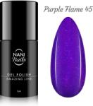 Naní gél lakk Amazing Line 5 ml - Purple Flame