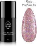 Naní gél lakk Amazing Line 5 ml - Rosy Confetti