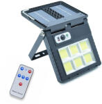 ZELUX Dupla napelemes LED reflektor mozgásérzékelővel és távirányítóval, 3 üzemmód (BCHTBCT-03380)