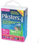 Piksters fogköztisztító kefe zöld 6, 40 db