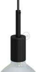 Creative-Cables Creative Cables foglalat Hengeres fém E27 lámpafoglalat készlet 7 cm-es kábelbilinccsel KBM4011VNTERM4 fekete (KBM4011VNTERM4)