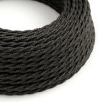 Creative Linen antracit szürke melange textil kábel - Az eredeti Creative-Cables - TN03 fonott 2x0, 75 mm / 3x0, 75 mm (XZ3TN03)