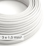 Creative Creative Cables lámpakábel Nagy keresztmetszetű elektromos kábel 3x1, 50 kör alakú XZ15RM01 fehér (XZ15RM01)