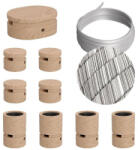 Creative Filé System szimmetrikus készlet - 5 m-es fényfüzér kábellel és 9 beltéri fa alkatrésszel (CAT-LIN2-ECC37)