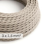 Creative Creative Cables textil lámpakábel Nagy keresztmetszetű elektromos kábel 3x1, 50 sodrott XZ15TN01 (XZ15TN01)