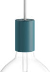 Creative-Cables Creative Cables foglalat Pasztell színű fém E27 lámpafoglalat készlet rejtett kábelbilinccsel KBM4367PE kék (KBM4367PE)