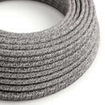 Creative Creative Cables textil lámpakábel Fekete Onyx Tweed Glitter ZigZag textil kábel XZ2RS81 (XZ2RS81)