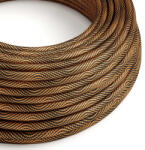 Creative Creative Cables textil lámpakábel Fényes optikai fekete és réz Vertigo textil kábel XZ3ERM66 barna (XZ3ERM66)