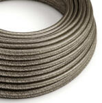 Creative Fényes szürke csillogó textil kábel - Az eredeti Creative-Cables - RL03 kerek 2x0, 75 mm / 3x0, 75 mm (XZ2RL03)