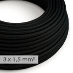 Creative Creative Cables lámpakábel Nagy keresztmetszetű elektromos kábel 3x1, 50 kör alakú XZ15RM04 fekete (XZ15RM04)