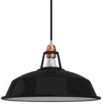 Creative-Cables Kikötői lámpaernyő zománcozott fémből, E27 foglalattal, 38 cm átmérőjű (KPAM09VNL)