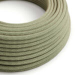 Creative Creative Cables textil lámpakábel Zöld kakukkfű és bézs zigzag textil kábel - Az eredeti XZ3RD72 pamut (XZ3RD72)