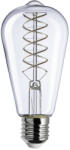 Creative-Cables LED Edison fehér izzószálas izzó ST64 5, 9 W 500 lm E27 2700 K szabályozható - W02