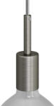 Creative-Cables Creative Cables foglalat Hengeres fém E27 lámpafoglalat készlet 7 cm-es kábelbilinccsel KBM4011TISTERM4 titán (KBM4011TISTERM4)