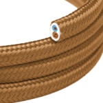 Creative Creative Cables lámpakábel Whiskey szövetborítású lapos tápkábel