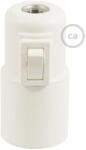 Creative-Cables Creative Cables foglalat Hőre lágyuló E27 lámpafoglalat készlet kapcsolóval PL27PBLINB fehér (PL27PBLINB)