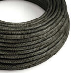 Creative Fényes fekete és szürke optikai Vertigo textil kábel - Az eredeti Creative-Cables - ERM67 kerek 2x0, 75 mm / 3x0, 75 mm (XZ3ERM67)