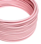 Creative Fényes bébi rózsaszín textil kábel - Az eredeti Creative-Cables - RM16 kerek 2x0, 75 mm / 3x0, 75 mm (XZ2RM16)