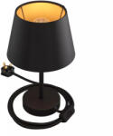 Creative-Cables Alzaluce Impero lámpaernyővel, fém asztali lámpa (ABM21E15VNFINNRM04PARIME27)