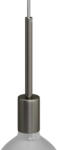 Creative-Cables Creative Cables foglalat Hengeres fém E27 lámpafoglalat készlet 15 cm-es kábelbilinccsel KBM4011TISTERM5 titán (KBM4011TISTERM5)