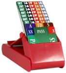 Lion Games & Gifts Lion Club Bridge Bidding System (4 db-os licitkészlet) - Piros