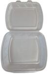  Habdoboz HP4/1 habtál 23cmx19cm ételes elviteles doboz fehér street food (SZID-02469)