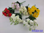  Rózsa 14 fejes selyem csokor 30 cm - Mix