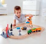 Hape Дървен железопътен комплект, Hape, Товарен влак с кран