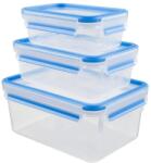 Tefal Ételtároló doboz 3 db-os 0, 55/1, 0 /2, 3 literes műanyag Tefal Master Seal Fresh K3028912 (K3028912)