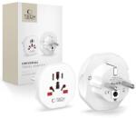 Tech-Protect Universal Travel Adapter From Eu White - doopshop