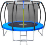 Monzana kerti trambulin 305 cm átmérő biztonsági hálóval létrával kék-fekete (995204)