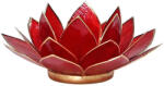  Lótusz mécsestartó - Capiz kagylóhéjból - 1. csakra, Gyökér csakra