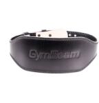 GymBeam Fitness Leather Belt Black XXL