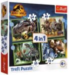 Trefl Jurassic World 4 in 1 35,48,54,70 db-os (34607)