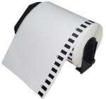 Makki съвместими етикети Brother DK-22246 - White Continuous Length Paper Tape 103mm x 30.48m, Black on White - MK-DK-22246 (MK-DK-22246) - zettabytex